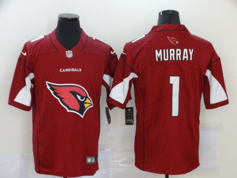 Men Arizona Cardinals #1 Murray Red Nike Team logo fashion NFL Jersey->arizona cardinals->NFL Jersey